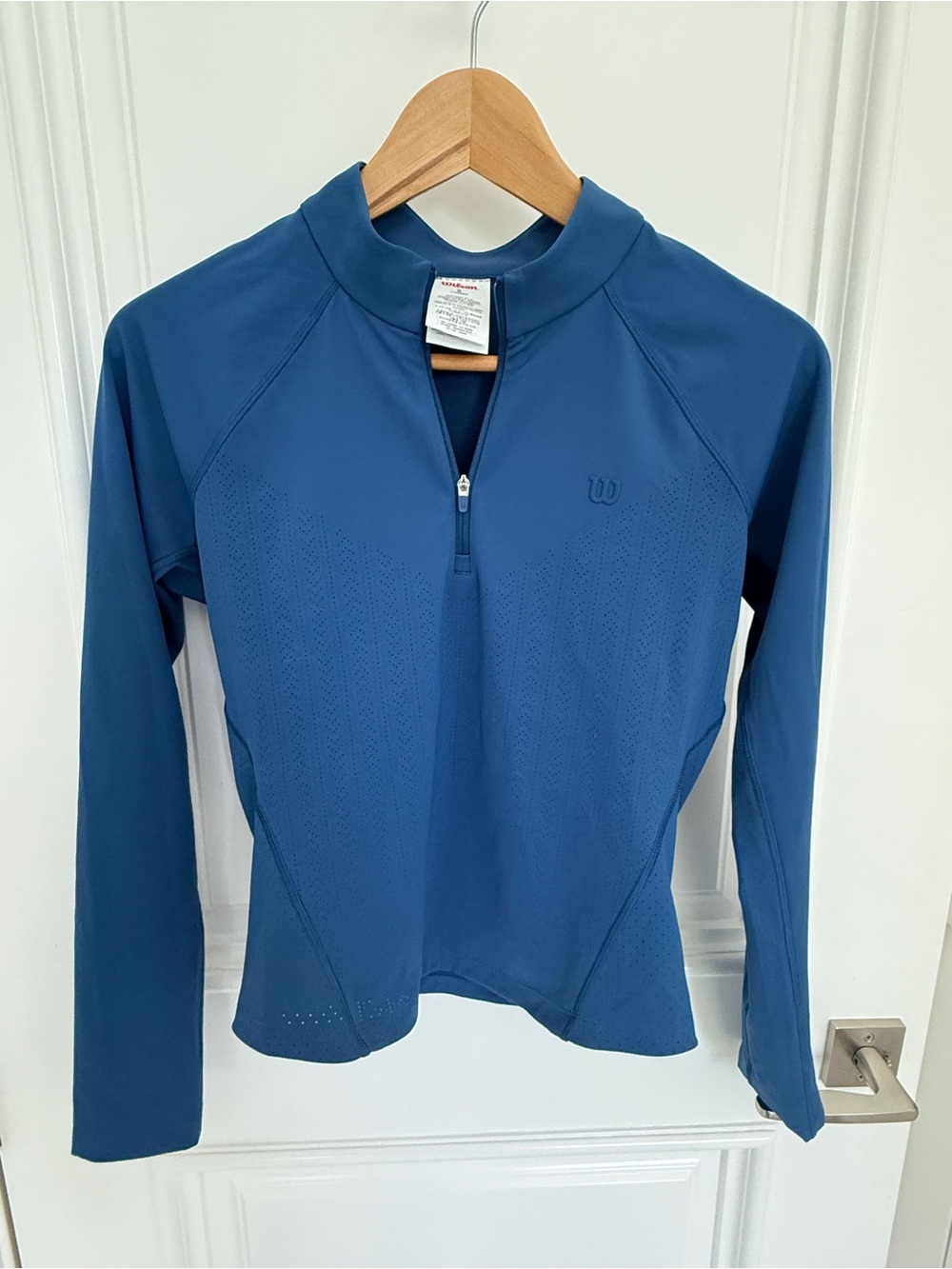 Wilson Blue Half-Zip Athletic Pullover